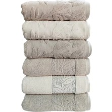 Pupilla Cotton El-Yüz Havlu Lidya 50*90CM 6'lı Paket
