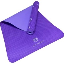 Avessa Tpe Mat Mor Tpe Profesyonel Yoga Minderi Mor 173*61*4 mm 2 KRLY424