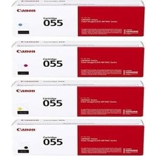 Canon CRG-055 Siyah-Mavi-Sarı-Kırmızı Toner 3013C002