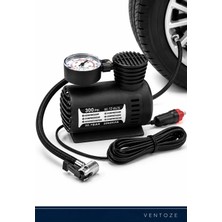 Ventoze 12V 300 Ps Taşınabilir Hava Kompresörü I Araç Lastik Şişirme Pompası Mini Elektrikli Kompresör