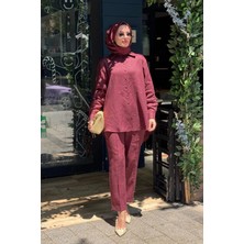 Scl Pantolonlu Takım 10002611511019T Bordo