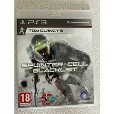 Ubisoft Ps3 Splinter Cell Blacklist Kitapçık Var 10/10 Disk Kondüsyon