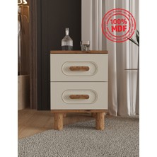 T&B Dova 2 Çekmeceli Komodin - Tamamı Mdf