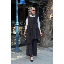 Heddy & Nurcan Çetin Nurcan Çetin Pantlolonlu 3lü Takım 26609 Siyah