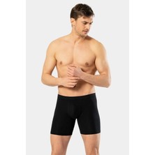 Cacharel Bel Bantli Erkek Likrali Uzun Boxer , %95 Pamuk, %5 Elastan