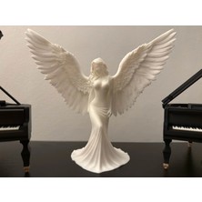 Atılgan 3D 3D Baskı Dekoratif Melek Heykeli - Estetik Ev ve Ofis Dekoru
