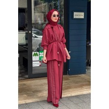Ceremony Miranda 3'lü Pantolonlu Takım 26Y963 Bordo