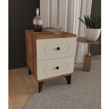T&B Derin 2 Çekmeceli Komodin - Tamamı Mdf