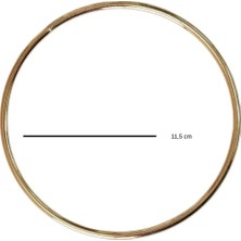 Marifet Dükkan 11 cm Metal Halka Çanta Sapı / 2 Adet