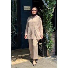 Kayra Pantolonlu Takım KA-B26-16026 Nude