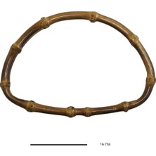 Marifet Dükkan 16 cm Bambu Çanta Sapı D Model / 2 Adet