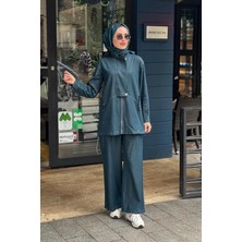 Magazin Tensel Pantolonlu Takım 7490 Indigo