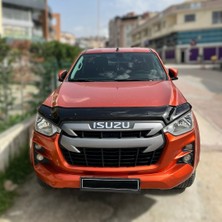 Tuning Vadisi Isuzu D-Max Kaput Rüzgarlığı Maskesi 2020 Yılı ve Sonrası Uyumlu Dmax Parlak Siyah