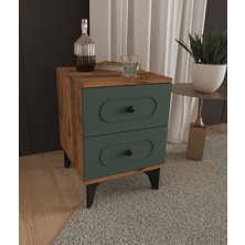 T&B Derin 2 Çekmeceli Komodin - Tamamı Mdf