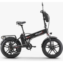 Skyjet Trvııı Pro 1000W Elektrikli Bisiklet Ayna Çanta ve El Gazı Hediyeli