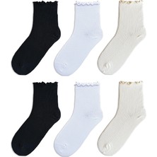 QUALITY WALKING Monochrome Series Soket Çorap 6'lı Set
