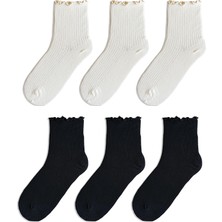QUALITY WALKING Monochrome Series Soket Çorap 6'lı Set