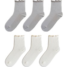 QUALITY WALKING Monochrome Series Soket Çorap 6'lı Set