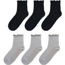 QUALITY WALKING Monochrome Series Soket Çorap 6'lı Set