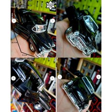 Oyuncak Sahili Klasik Model Metal Araba 1.36 Ölçek Dıecast Araba Kapılar Açılır Çekbırak 12.5cm Siyah