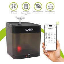 Bezos Akıllı Kedi Köpek Su Şelalesi Su Pınarı Su Sebili Otomatik Su Temizleme Wifi Uv 2,2 Lt Siyah