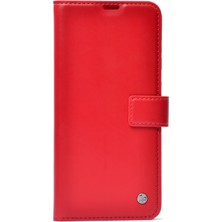 Nova Global Galaxy S26 Kılıf Zore Kar Deluxe Kapaklı Kılıf - Kırmızı