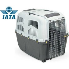 Bezos 7 Iata Tekerleksiz Plastik Kedi ve Köpek Taşıma Kafesi 105X73X76 cm