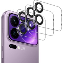 M.TK Moveteck Xiaomi Mi 17 Pro Max Uyumlu Kamera Koruma Lens Koruyucu Temperli Cam Tam Kaplar Uygulama Aparatlı Şeffaf Kırılmaz Camı