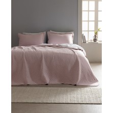 Flamingo Home Collections Rennes Çift Kişilik Yatak Örtüsü - Pudra