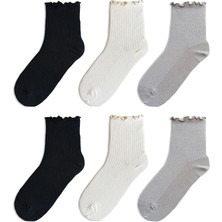 QUALITY WALKING Monochrome Series Soket Çorap 6'lı Set