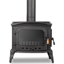 Dorello 3 Tarafı Camlı Pik Döküm Soba DRL-032
