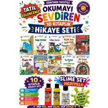 Üçgen Yayıncılık 4.sınıf Öğretmen Tavsiyeli Okumayı Sevdiren 64 Sayfa 10 Kitaplık Hikaye Seti-5 (Slime Set Hediyeli)