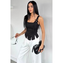 Gülseli Kadın Tarz Keten Bluz P-00021769