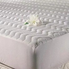 Aycer Sıvı Geçirmez Kapitoneli Fitted Çift Kişilik Yatak Pedi 160X200CM