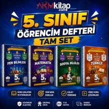 Akm Kitap Murat Eğitim Yayınları 5.sınıf Öğrencim Defteri Seti 4 Kitap