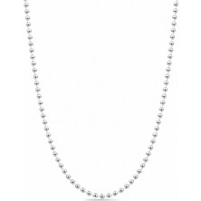 Oya Silver İnce Top-top Gümüş Zincir Kolye 50CM [ZK419-1]