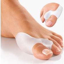 Halluks Valgus Silikon Makaralı Ayak Bunyonu Ayak Parmak Koruyucu Ortopedik Başparmak Koruyucu Aparat Parmak Eğrilik Önleyici Ortopedik Destek Kırmed
