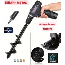 Dogant Fidan Fide Dikme Toprak Burgusu Metal Matkap Ucu 60X10CM