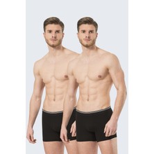 Türen Erkek Likrali Torbalı Boxer 2'li Paket, %95 Pamuk, %5 Elastan