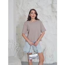 Paw Garage Kadın Vatkalı T-Shirt – Pamuk Interlok Kumaş