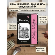 Dream Art Galery Çizim Defteri Sketchbook, Sketchpad, Eskiz Defteri, A/5 Boyutunda