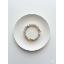 Rose Doğaltaş 8 Mmçiçekli Akik   Akikgrubunun  Özellerinden Biridirve Unisex Tir