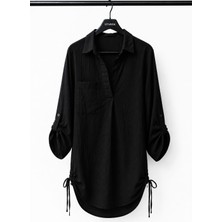 Sitarem Textile Kaş Kumaş Yandan Bağlamalı Tunik,tunik,yazlık Tunik