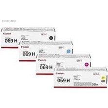 Canon CRG-069H Toner 4'lü Set - Tüm Renkler Toner Takımı