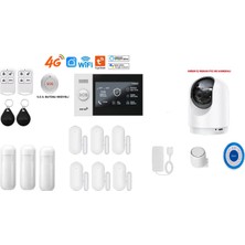 Obiem Akıllı Güvenlik Standart Plus Alarm Sistemleri + İç Mekân PTZ HD Kamera - Ev ve İş Yeri