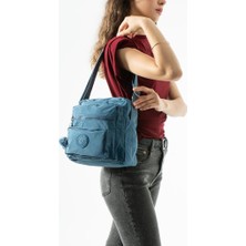 Baginn Kadın Postacı Çanta 28*32 cm 571 Collection Klinkır Hafif Yağmur Geçirmez Klinkır Kumaş Çok Cepli