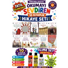 Üçgen Yayıncılık 4.sınıf Öğretmen Tavsiyeli Okumayı Sevdiren 64 Sayfa 10 Kitaplık Hikaye Seti-6 (Slime Set Hediyeli)