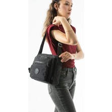 Baginn Kadın Postacı Çanta 28*32 cm 571 Collection Klinkır Hafif Yağmur Geçirmez Klinkır Kumaş Çok Cepli
