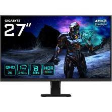 Gigabyte Gıgabyte GS27Q-X 27 Inc  240Hz(OC) 1ms HDMI Dp Adaptive Sync Hdr Ready Qhd Ss IPS Gaming Monitör