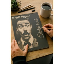 Dream Art Galery Kraft Çizim Defteri A4 30 Yaprak 90 Gr. Eskiz Defteri